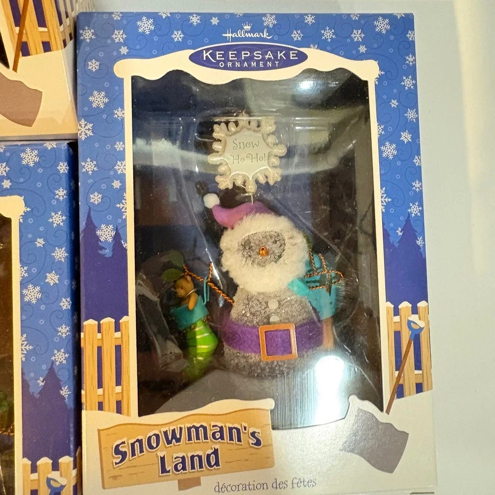 Hallmark Keepsake Snowman's Land Figures Set of 7 Tammy Haddix 2003 Vintage